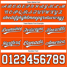 Laden Sie das Bild in den Galerie-Viewer, Custom Orange White-Black Authentic Basketball Shorts