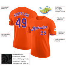 Загрузить изображение в средство просмотра галереи, Custom Orange Purple-White Performance T-Shirt