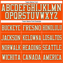 Laden Sie das Bild in den Galerie-Viewer, Custom Orange Cream-Olive Mesh Authentic Football Jersey