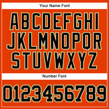 Charger l'image dans la galerie, Custom Orange Black Cream-Old Gold Authentic Baseball Jersey