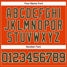 Загрузить изображение в средство просмотра галереи, Custom Orange Olive-Cream Authentic Baseball Jersey