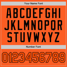 Charger l'image dans la galerie, Custom Orange Black Authentic Throwback Baseball Jersey