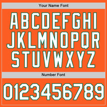 Charger l'image dans la galerie, Custom Orange White-Kelly Green Authentic Throwback Baseball Jersey