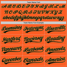 Charger l'image dans la galerie, Custom Orange Black-Old Gold Authentic Throwback Baseball Jersey