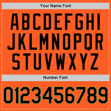 Charger l'image dans la galerie, Custom Orange Black-Old Gold Authentic Throwback Baseball Jersey