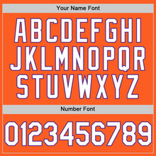 Charger l'image dans la galerie, Custom Orange White-Purple Authentic Throwback Baseball Jersey