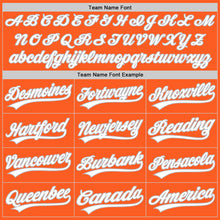 Charger l'image dans la galerie, Custom Orange White-Gray Authentic Throwback Baseball Jersey