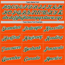 Загрузить изображение в средство просмотра галереи, Custom Orange Green-White Authentic Throwback Basketball Jersey