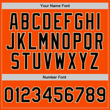 Загрузить изображение в средство просмотра галереи, Custom Orange Black-Cream Authentic Throwback Basketball Jersey