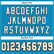 Charger l'image dans la galerie, Custom Panther Blue White-Old Gold Mesh Authentic Football Jersey