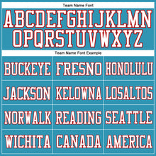 Load image into Gallery viewer, Custom Panther Blue White-Red Mesh Authentic Football Jersey