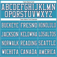 Charger l'image dans la galerie, Custom Panther Blue White-Navy Mesh Authentic Football Jersey