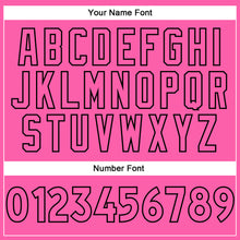 Загрузить изображение в средство просмотра галереи, Custom Pink Pink-Black Authentic Throwback Basketball Jersey