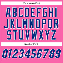 Load image into Gallery viewer, Custom Pink Royal-White Authentic Baseball Jersey