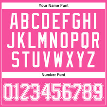 Загрузить изображение в средство просмотра галереи, Custom Pink White Authentic Sleeveless Baseball Jersey