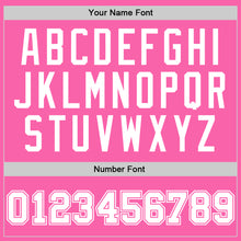 Загрузить изображение в средство просмотра галереи, Custom Pink White Authentic Throwback Basketball Jersey