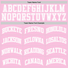 Load image into Gallery viewer, Custom Light Pink White Authentic Throwback Basketball Jersey