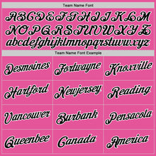 Laden Sie das Bild in den Galerie-Viewer, Custom Pink Black-White Performance T-Shirt