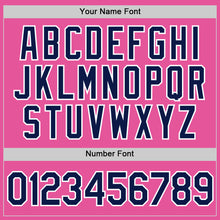 Laden Sie das Bild in den Galerie-Viewer, Custom Pink Navy-White Performance T-Shirt