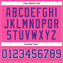 Charger l'image dans la galerie, Custom Pink White Pinstripe Purple-White Authentic Basketball Jersey