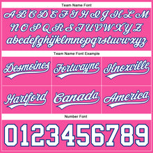 Load image into Gallery viewer, Custom Pink White-Royal Authentic Throwback Basketball Shorts