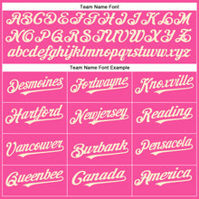 Загрузить изображение в средство просмотра галереи, Custom Pink Cream Authentic Baseball Jersey