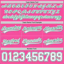 Load image into Gallery viewer, Custom Pink White-Kelly Green Authentic Basketball Shorts