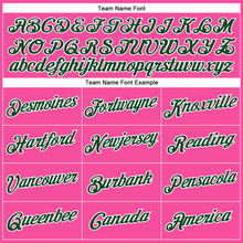 Laden Sie das Bild in den Galerie-Viewer, Custom Pink Green-White Performance T-Shirt