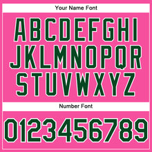 Laden Sie das Bild in den Galerie-Viewer, Custom Pink Green-White Performance T-Shirt