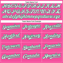 Charger l'image dans la galerie, Custom Pink White-Kelly Green Authentic Baseball Jersey