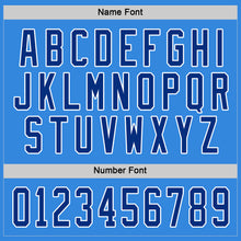 Load image into Gallery viewer, Custom Powder Blue Royal-White Hockey Jersey