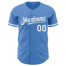 Загрузить изображение в средство просмотра галереи, Custom Powder Blue White Authentic Baseball Jersey