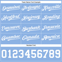 Загрузить изображение в средство просмотра галереи, Custom Powder Blue White Authentic Baseball Jersey