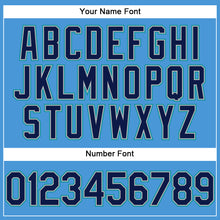 Load image into Gallery viewer, Custom Powder Blue Navy Gray-Teal Performance T-Shirt