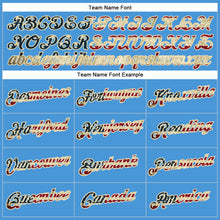 Load image into Gallery viewer, Custom Powder Blue Vintage USA Flag-City Cream Performance T-Shirt