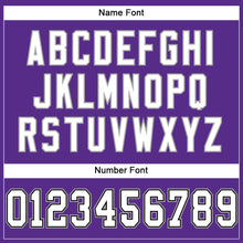 Загрузить изображение в средство просмотра галереи, Custom Purple White-Gray Mesh Authentic Football Jersey
