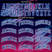 Laden Sie das Bild in den Galerie-Viewer, Custom Purple Royal-Pink Round Neck Sublimation Basketball Suit Jersey