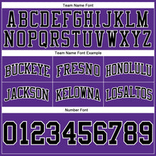 Charger l'image dans la galerie, Custom Purple Black-White Authentic Throwback Basketball Shorts
