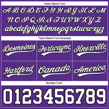 Загрузить изображение в средство просмотра галереи, Custom Purple White-Black Authentic Basketball Shorts