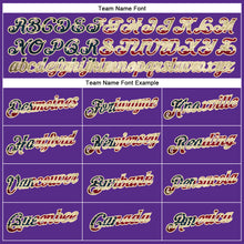 Load image into Gallery viewer, Custom Purple Vintage USA Flag-City Cream Performance T-Shirt