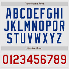 Laden Sie das Bild in den Galerie-Viewer, Custom White Royal Pinstripe Royal-Red Authentic Raglan Sleeves Baseball Jersey