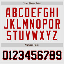 Laden Sie das Bild in den Galerie-Viewer, Custom White Red Pinstripe Black-Red Authentic Raglan Sleeves Baseball Jersey