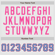 Laden Sie das Bild in den Galerie-Viewer, Custom White Black Pinstripe Light Blue-Black Authentic Raglan Sleeves Baseball Jersey