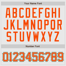 Laden Sie das Bild in den Galerie-Viewer, Custom White Green Pinstripe Orange-Green Authentic Raglan Sleeves Baseball Jersey