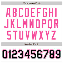 Charger l'image dans la galerie, Custom White Black-Pink Authentic Raglan Sleeves Baseball Jersey