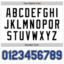 Загрузить изображение в средство просмотра галереи, Custom White Royal-Black Authentic Raglan Sleeves Baseball Jersey