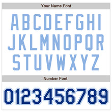 Загрузить изображение в средство просмотра галереи, Custom White Royal-Light Blue Authentic Raglan Sleeves Baseball Jersey