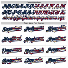 Загрузить изображение в средство просмотра галереи, Custom White Vintage USA Flag-Navy Authentic Raglan Sleeves Baseball Jersey