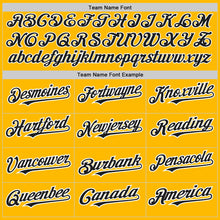 Загрузить изображение в средство просмотра галереи, Custom Gold Black-White Authentic Raglan Sleeves Baseball Jersey