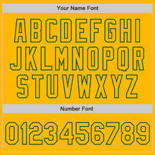 Загрузить изображение в средство просмотра галереи, Custom Gold Green Authentic Raglan Sleeves Baseball Jersey